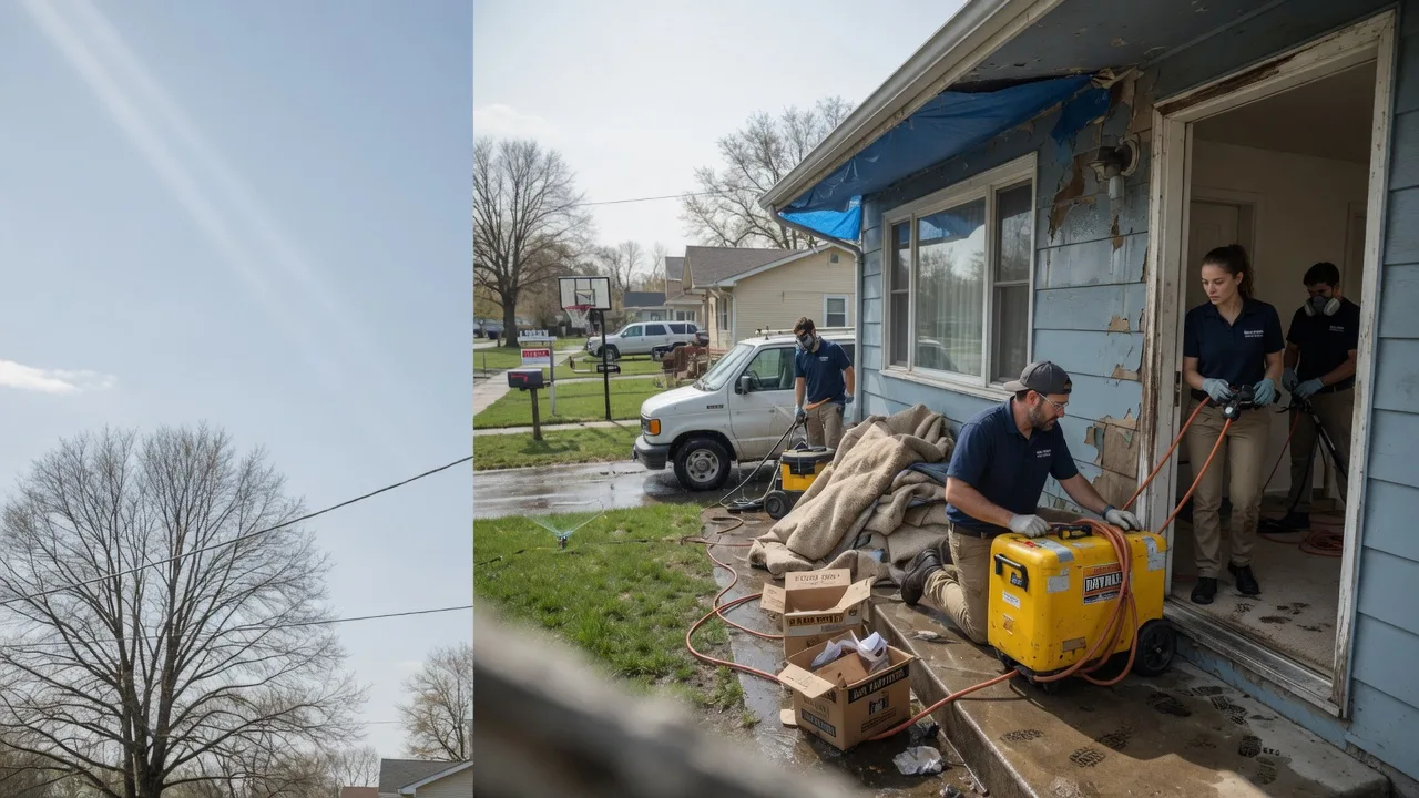 Basement Flood Cleanup in Gould, OK near me